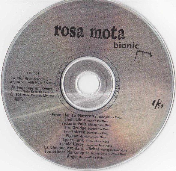 USED: Rosa Mota - Bionic (CD, Album) - Used - Used