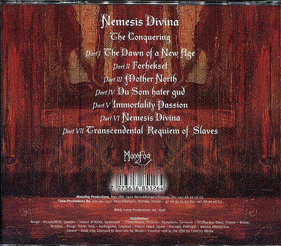 USED: Satyricon - Nemesis Divina (CD, Album) - Used - Used