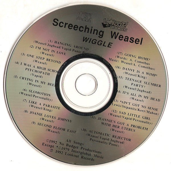 USED: Screeching Weasel - Wiggle (CD, Album) - Used - Used