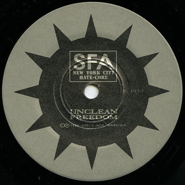 USED: SFA - Unclean (7") - Used - Used