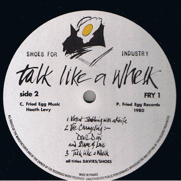 USED: Shoes For Industry - Talk Like A Whelk (LP, Album) - Used - Used