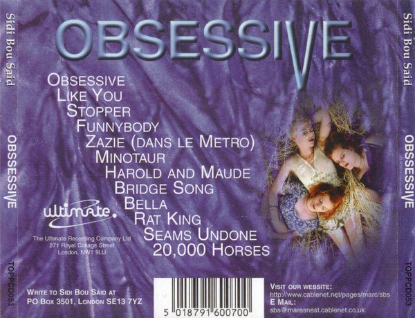 USED: Sidi Bou Said - Obsessive (CD, Album) - Used - Used