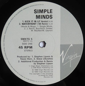 USED: Simple Minds - Kick It In (12", Single, Ltd) - Used - Used