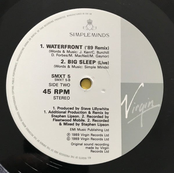 USED: Simple Minds - Kick It In (LP Version) (12", Single) - Used - Used