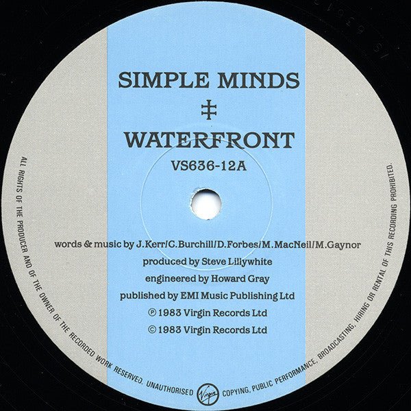 USED: Simple Minds - Waterfront (12", Single) - Used - Used