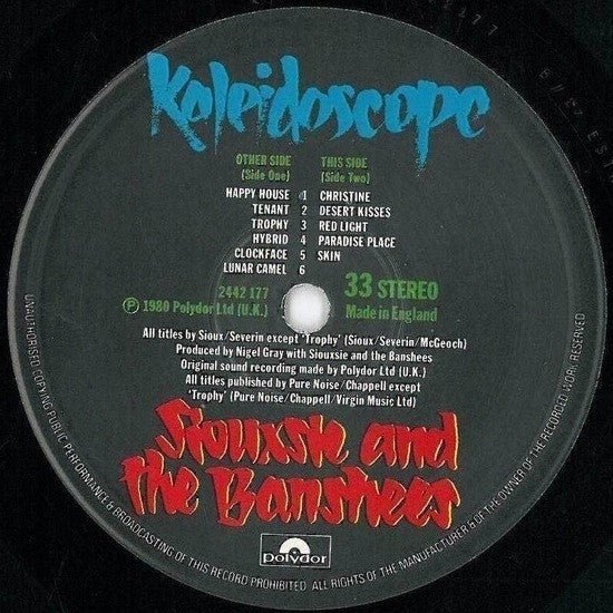 USED: Siouxsie And The Banshees* - Kaleidoscope (LP, Album) - Used - Used