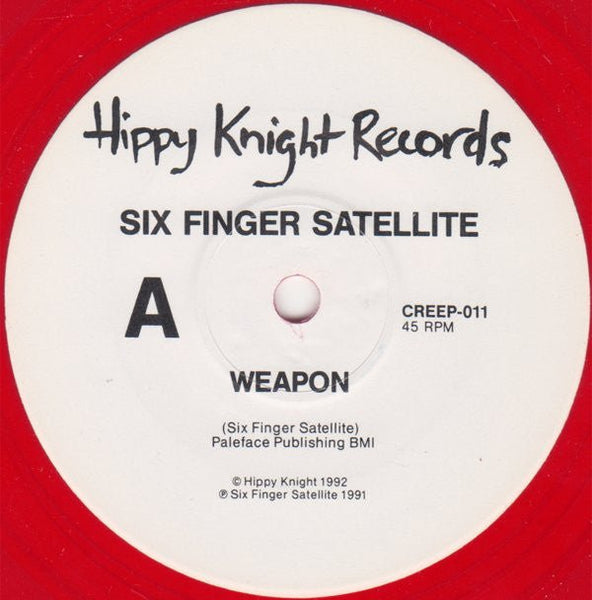 USED: Six Finger Satellite / Green Magnet School - Weapon / White People (7", Single, Red) - Used - Used