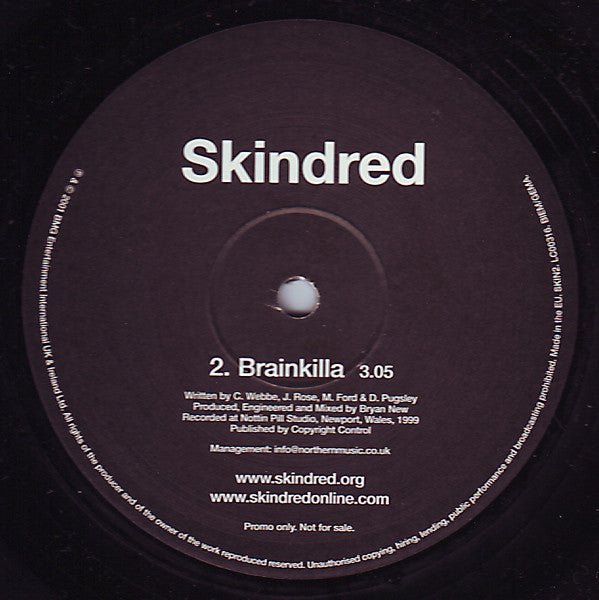USED: Skindred - Target (10", Ltd, Promo) - BMG