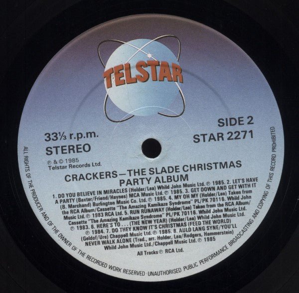 USED: Slade - Crackers (The Christmas Party Album) (LP, Album, Comp) - Used - Used