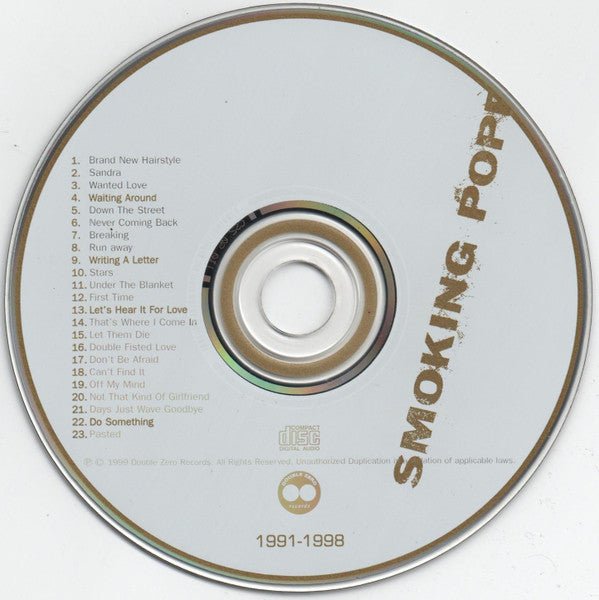 USED: Smoking Popes - 1991-1998 (CD, Comp) - Used - Used