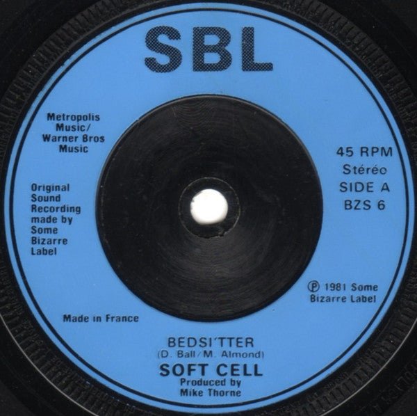 USED: Soft Cell - Bedsitter (7", Single, Blu) - Used - Used