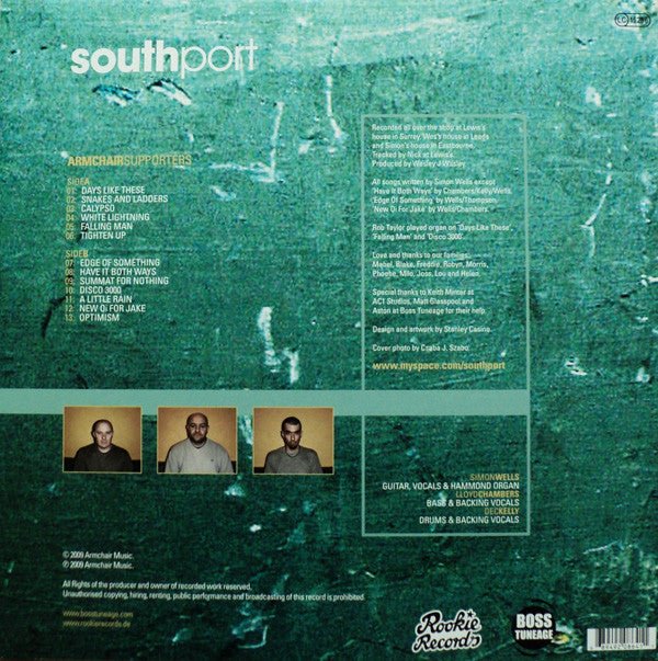 USED: Southport - Armchair Supporters (LP, Album, Blu) - Used - Used