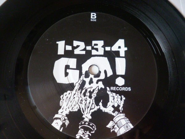USED: Spitting Teeth / 1-2-Go! Crew - Split EP (7", EP, Ltd, Num) - 1-2-3-4 Go! Records