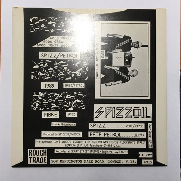 USED: Spizzoil - 6000 Crazy (7", RP, Orw) - Used - Used