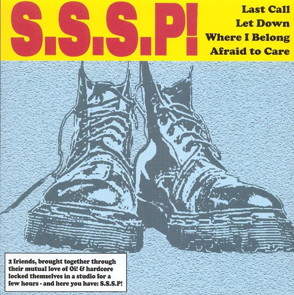 USED: S.S.S.P. - S.S.S.P! (7", Ltd, Blu) - Koi Records (2)