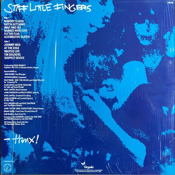 USED: Stiff Little Fingers - Hanx! (LP, Album) - Used - Used