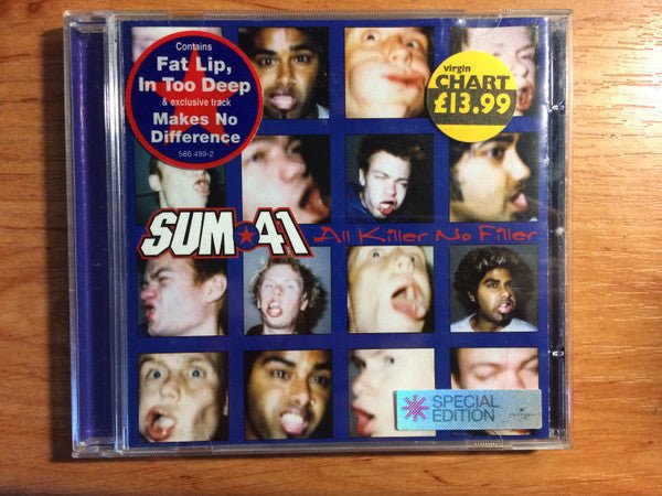 USED: Sum 41 - All Killer No Filler (CD, Album, Enh, S/Edition) - Used - Used