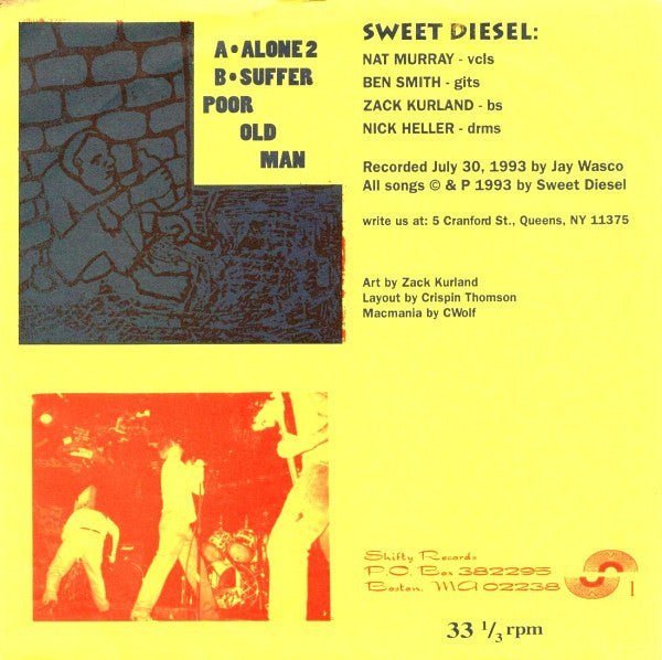 USED: Sweet Diesel - Sweet Diesel (7", EP) - Used - Used