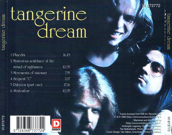 USED: Tangerine Dream - Tangerine Dream (CD, Comp) - Used - Used