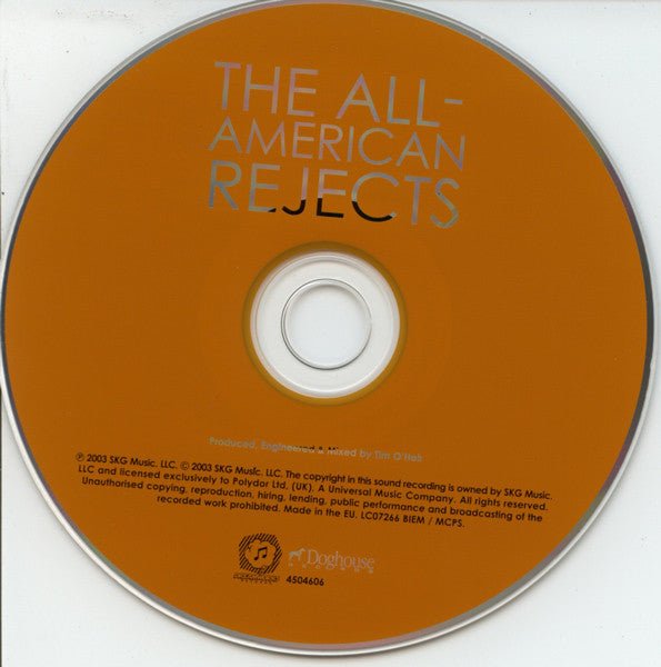 USED: The All-American Rejects - The All-American Rejects (CD, Album, S/Edition) - Used - Used