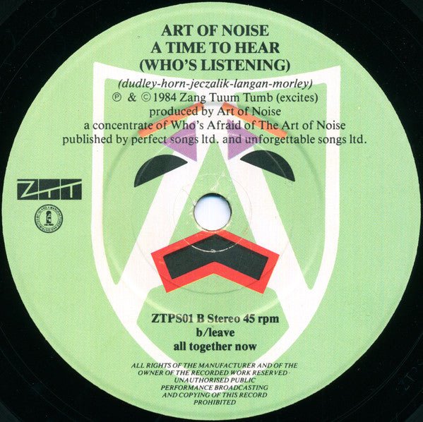 USED: The Art Of Noise - Close (To The Edit) (7", Single, Glo) - Used - Used