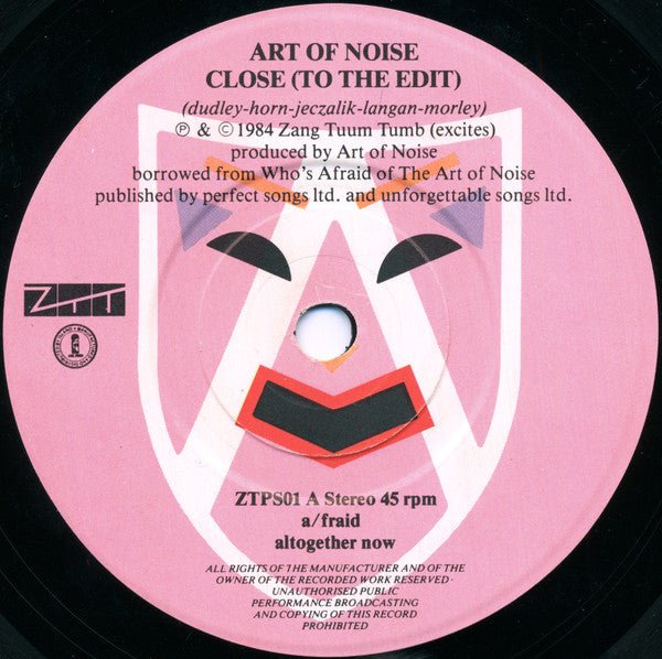 USED: The Art Of Noise - Close (To The Edit) (7", Single, Glo) - Used - Used