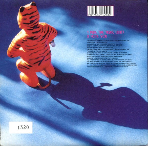 USED: The Boo Radleys - Ride The Tiger (7", Single, Ltd, Num) - Used - Used