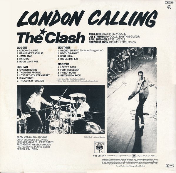 USED: The Clash - London Calling (2xLP, Album) - Used - Used