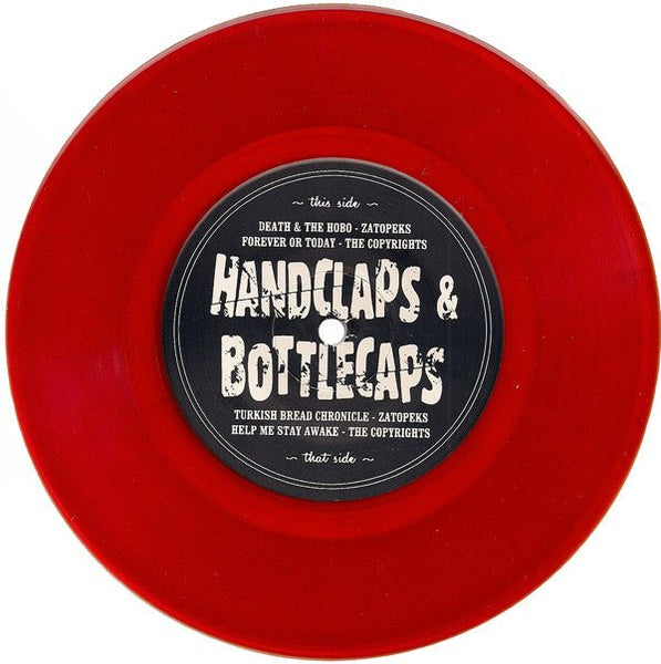 USED: The Copyrights And The Zatopeks - Handclaps & Bottlecaps (7", Ora) - It's Alive Records