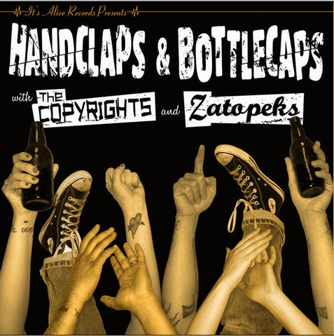 USED: The Copyrights And The Zatopeks - Handclaps & Bottlecaps (7", Ora) - Used - Used