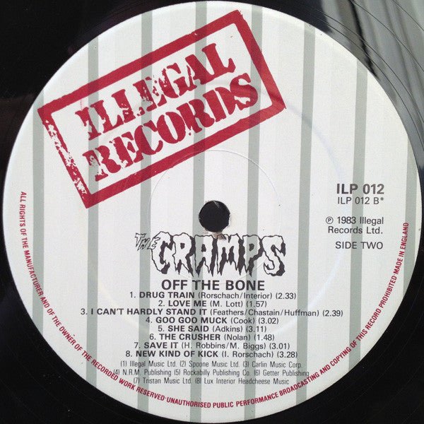 USED: The Cramps - ...Off The Bone (LP, Comp, Ltd) - Used - Used