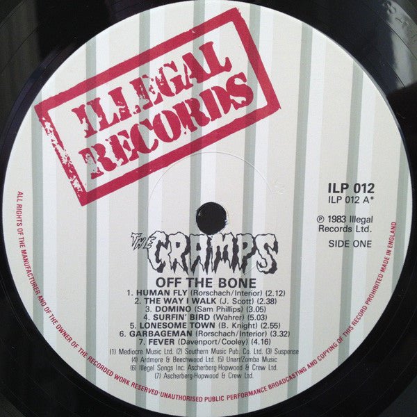 USED: The Cramps - ...Off The Bone (LP, Comp, Ltd) - Used - Used