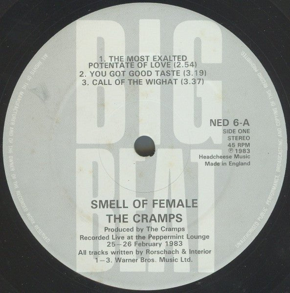 USED: The Cramps - Smell Of Female (12", MiniAlbum) - Used - Used