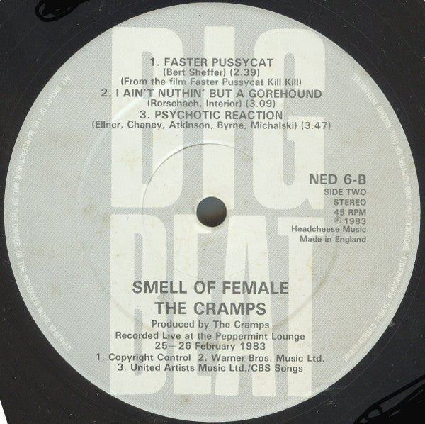 USED: The Cramps - Smell Of Female (12", MiniAlbum) - Used - Used