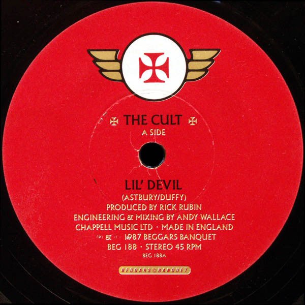USED: The Cult - Lil' Devil (7", Single) - Used