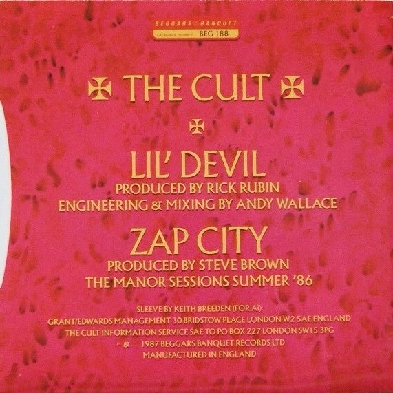 USED: The Cult - Lil' Devil (7", Single) - Used
