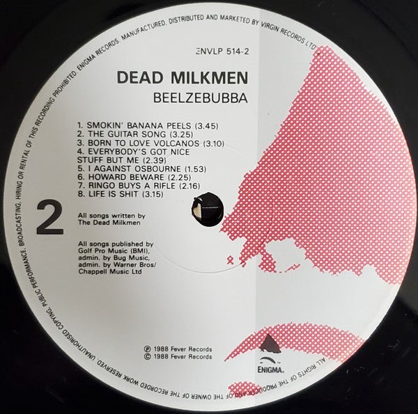 USED: The Dead Milkmen - Beelzebubba (LP, Album) - Used - Used