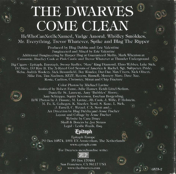 USED: The Dwarves* - Come Clean (CD, Album) - Used - Used