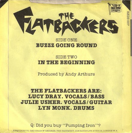 USED: The Flatbackers - Buzzz Going Round (7") - Used - Used