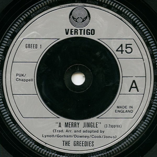 USED: The Greedies - A Merry Jingle (7", Single) - Used - Used