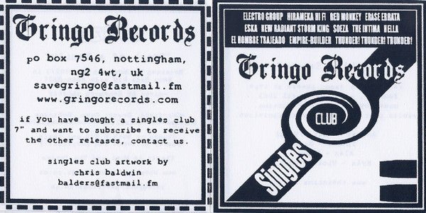 USED: The Intima / Soeza - Gringo Singles Club #4 (7", Single, Ltd) - Used - Used