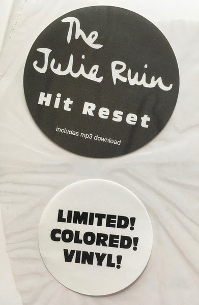 USED: The Julie Ruin - Hit Reset (LP, Album, Ltd, Whi) - Hardly Art