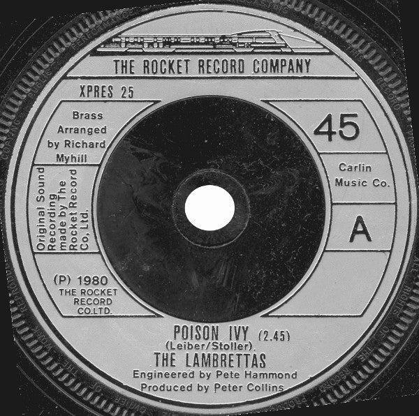USED: The Lambrettas - Poison Ivy (7", Single) - Used - Used