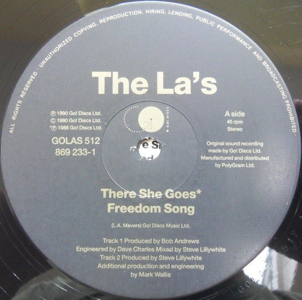 USED: The La's - There She Goes (12", Single) - Used - Used