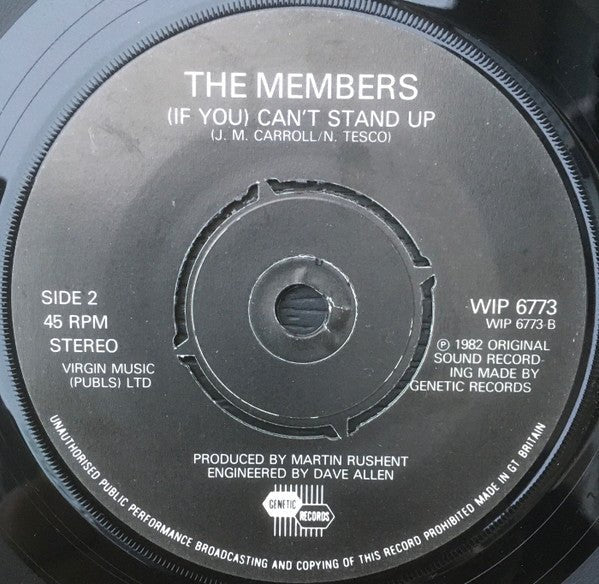 USED: The Members - Radio (7", Single, Yel) - Used - Used