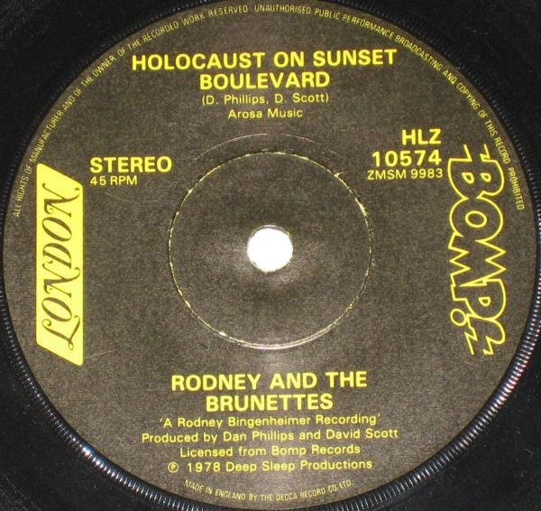 USED: The New York Blondes* . . . Featuring Madame X / Rodney And The Brunettes - Little G.T.O (7", Single) - Used - Used