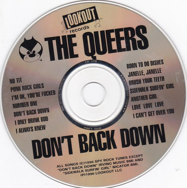 USED: The Queers - Don't Back Down (CD, Album) - Used - Used