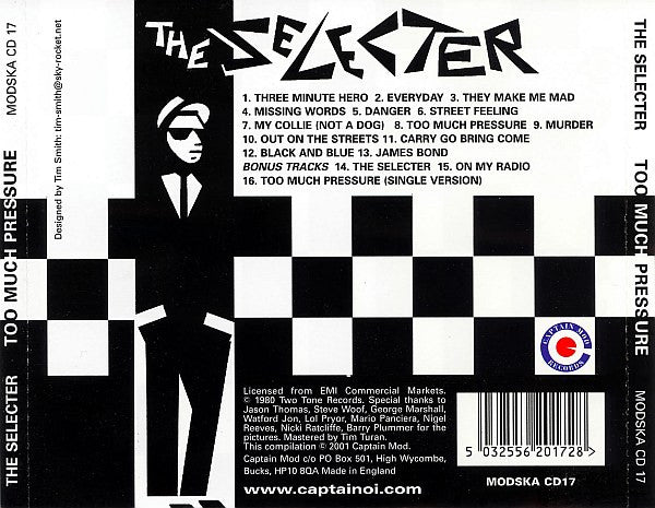 Buy The Selecter : Too Much Pressure (CD, Album, RE) – Specialist Subject  Records