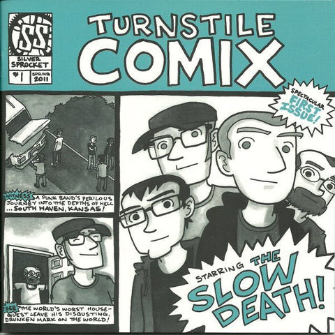 USED: The Slow Death (2) - Turnstile Comix #1 (7", EP, Ltd, Blu) - Used - Used
