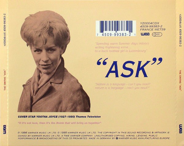 USED: The Smiths - Ask (CD, Single, Num, RE) - Used - Used